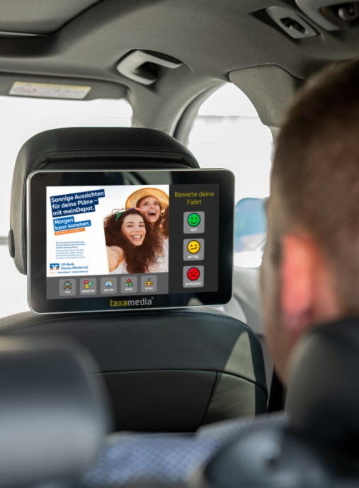 Porzer Taxi & Minicar Digitale Fahrgastwerbung Köln - Porz